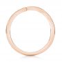 14k Rose Gold 14k Rose Gold Custom Wedding Band - Front View -  103451 - Thumbnail