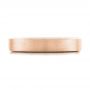 18k Rose Gold 18k Rose Gold Custom Wedding Band - Top View -  102428 - Thumbnail