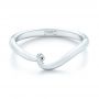 14k White Gold 14k White Gold Custom Wedding Band - Flat View -  103451 - Thumbnail