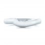 14k White Gold Custom Wedding Band - Top View -  102359 - Thumbnail