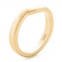 18k Yellow Gold 18k Yellow Gold Custom Wedding Band - Three-Quarter View -  102359 - Thumbnail