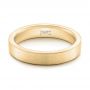 18k Yellow Gold 18k Yellow Gold Custom Wedding Band - Flat View -  102428 - Thumbnail