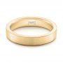 18k Yellow Gold 18k Yellow Gold Custom Wedding Band - Flat View -  102428 - Thumbnail