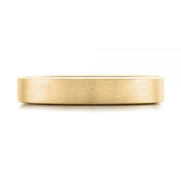 14k Yellow Gold 14k Yellow Gold Custom Wedding Band - Top View - 102428