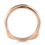 18k Rose Gold 18k Rose Gold Custom Diamonds Wedding Band - Front View -  1307 - Thumbnail