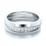  Platinum Platinum Custom Diamonds Wedding Band - Flat View -  1307 - Thumbnail