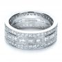  Platinum Custom Women's Diamond Eternity Band - Flat View -  1188 - Thumbnail