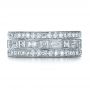 Platinum Custom Women's Diamond Eternity Band - Top View -  1188 - Thumbnail
