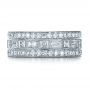  Platinum Custom Women's Diamond Eternity Band - Top View -  1188 - Thumbnail