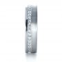  Platinum Custom Women's Princess Cut Diamond Eternity Band - Side View -  1224 - Thumbnail