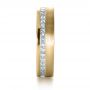 18k Yellow Gold 18k Yellow Gold Custom Women's Princess Cut Diamond Eternity Band - Side View -  1224 - Thumbnail