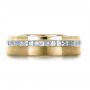 18k Yellow Gold 18k Yellow Gold Custom Women's Princess Cut Diamond Eternity Band - Top View -  1224 - Thumbnail