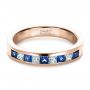 18k Rose Gold 18k Rose Gold Custom Women's Wedding Band - Flat View -  1425 - Thumbnail