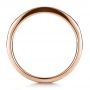 14k Rose Gold 14k Rose Gold Custom Women's Wedding Band - Front View -  1425 - Thumbnail