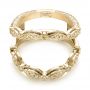 18k Yellow Gold 18k Yellow Gold Custom Yellow Diamond Jacket Wedding Band - Flat View -  103392 - Thumbnail