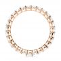 14k Rose Gold 14k Rose Gold Custom Diamond Eternity Band - Front View -  103466 - Thumbnail