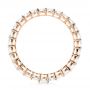 14k Rose Gold 14k Rose Gold Custom Diamond Eternity Band - Front View -  103466 - Thumbnail