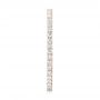 18k Rose Gold 18k Rose Gold Custom Diamond Eternity Band - Side View -  103597 - Thumbnail