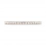 18k Rose Gold 18k Rose Gold Custom Diamond Eternity Band - Top View -  103597 - Thumbnail