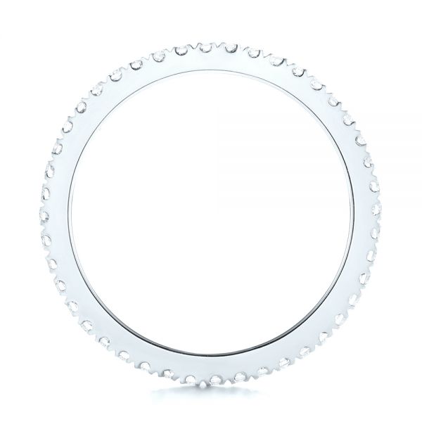 Platinum Platinum Custom Diamond Eternity Band - Front View - 103597