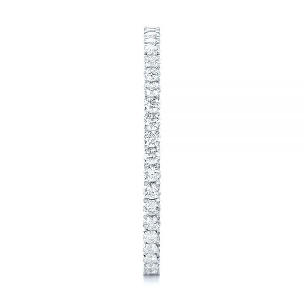 Platinum Platinum Custom Diamond Eternity Band - Side View - 103597