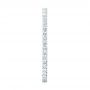 14k White Gold 14k White Gold Custom Diamond Eternity Band - Side View -  103597 - Thumbnail