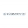 14k White Gold 14k White Gold Custom Diamond Eternity Band - Top View -  103466 - Thumbnail