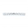 14k White Gold 14k White Gold Custom Diamond Eternity Band - Top View -  103466 - Thumbnail