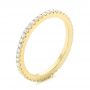 14k Yellow Gold 14k Yellow Gold Custom Diamond Eternity Band - Three-Quarter View -  103597 - Thumbnail