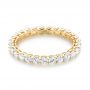 14k Yellow Gold 14k Yellow Gold Custom Diamond Eternity Band - Flat View -  103466 - Thumbnail