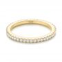 14k Yellow Gold 14k Yellow Gold Custom Diamond Eternity Band - Flat View -  103597 - Thumbnail