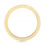 18k Yellow Gold Custom Diamond Eternity Band - Front View -  103597 - Thumbnail