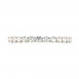 18k Yellow Gold Custom Diamond Eternity Band - Top View -  103466 - Thumbnail