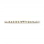 18k Yellow Gold Custom Diamond Eternity Band - Top View -  103597 - Thumbnail