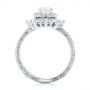  Platinum Platinum Custom Diamond Jacket Wedding Band - Front View -  102951 - Thumbnail