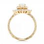 18k Yellow Gold 18k Yellow Gold Custom Diamond Jacket Wedding Band - Front View -  102951 - Thumbnail