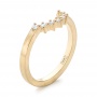 18k Yellow Gold 18k Yellow Gold Custom Diamond Wedding Band - Three-Quarter View -  103620 - Thumbnail