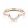18k Rose Gold 18k Rose Gold Custom Diamond Wedding Band - Flat View -  103620 - Thumbnail