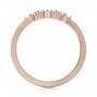 14k Rose Gold 14k Rose Gold Custom Diamond Wedding Band - Front View -  103620 - Thumbnail