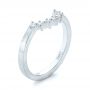  Platinum Platinum Custom Diamond Wedding Band - Three-Quarter View -  103620 - Thumbnail