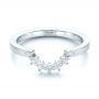 18k White Gold 18k White Gold Custom Diamond Wedding Band - Flat View -  103620 - Thumbnail