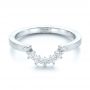 14k White Gold 14k White Gold Custom Diamond Wedding Band - Flat View -  103620 - Thumbnail