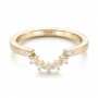 18k Yellow Gold 18k Yellow Gold Custom Diamond Wedding Band - Flat View -  103620 - Thumbnail