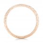 18k Rose Gold 18k Rose Gold Custom Wedding Band - Front View -  102606 - Thumbnail