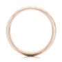 18k Rose Gold 18k Rose Gold Custom Wedding Band - Front View -  102974 - Thumbnail