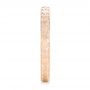 14k Rose Gold 14k Rose Gold Custom Wedding Band - Side View -  102606 - Thumbnail