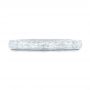 14k White Gold 14k White Gold Custom Wedding Band - Top View -  102606 - Thumbnail