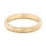 18k Yellow Gold 18k Yellow Gold Custom Wedding Band - Flat View -  102606 - Thumbnail