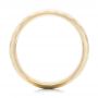 14k Yellow Gold Custom Wedding Band - Front View -  102974 - Thumbnail