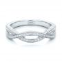  Platinum Platinum Custom Diamond Wedding Band - Flat View -  100854 - Thumbnail